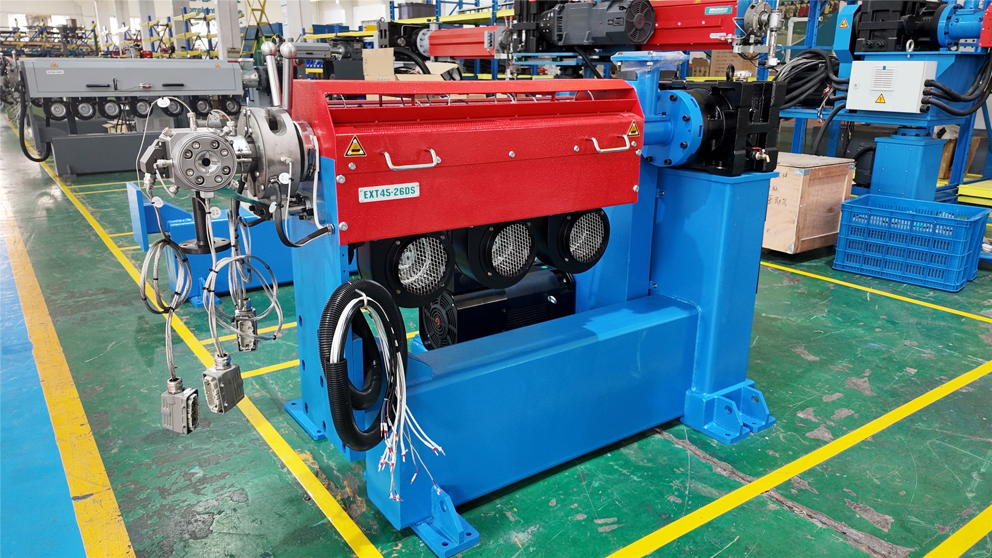 高精度穩(wěn)定塑化：漢鼎 EXT45-26DS 擠出機(jī)助力線纜品質(zhì)升級(jí)
